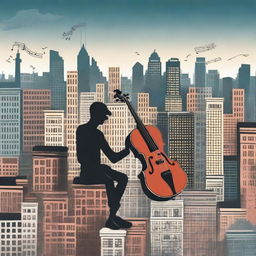This high-quality digital art image is a symbolic representation of the novel 'Harmonizing: The Highs And Lows'