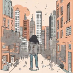 This high-quality digital art image presents a series of illustrations for the book project 'Harmonizing: The Highs And Lows'
