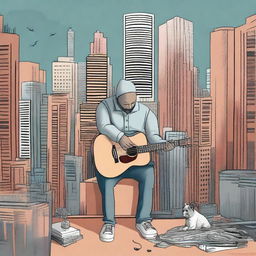 This is a collection of high-quality digital art illustrations for the book project 'Harmonizing: The Highs And Lows'
