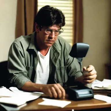 In the horror film, the character used the finder to locate the source of a mysterious noise.