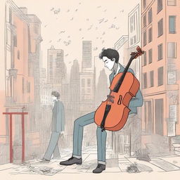 This high-quality digital art image presents a collection of illustrations for the book project 'Harmonizing: The Highs And Lows'