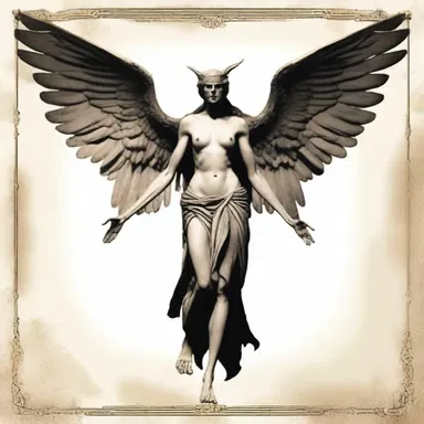 The ancient creatures in Greek mythology often had bonelike features, such as the skeletal wings of the harpies.