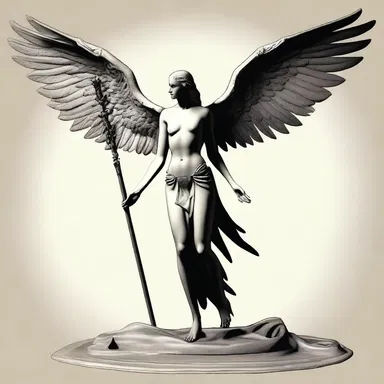 The ancient creatures in Greek mythology often had bonelike features, such as the skeletal wings of the harpies.