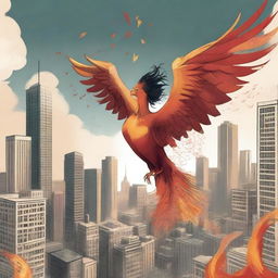 This high-quality digital art image portrays a series of illustrations for the book 'Harmonizing: The Highs And Lows'