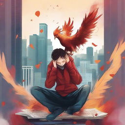 This high-quality digital art illustration is for the book 'Harmonizing: The Highs And Lows'