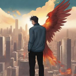 This is a high-quality digital art illustration for the book 'Harmonizing: The Highs And Lows'