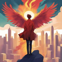 This is a high-quality digital art illustration for the book 'Harmonizing: The Highs And Lows'