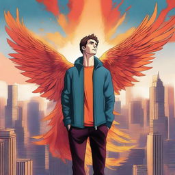 This is a high-quality digital art illustration for the book 'Harmonizing: The Highs And Lows'