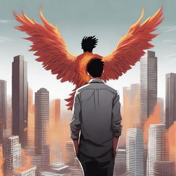 This is a high-quality digital art illustration for the book 'Harmonizing: The Highs And Lows'