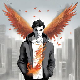 This is a high-quality digital art illustration for the book 'Harmonizing: The Highs And Lows'