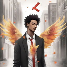 This is a high-quality digital art illustration for the book 'Harmonizing: The Highs And Lows'