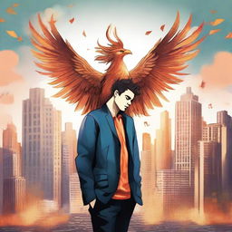 This is a high-quality digital art illustration for the book 'Harmonizing: The Highs And Lows'