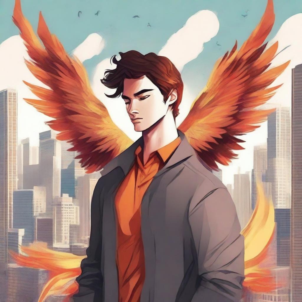 This set of high-quality digital art illustrations for 'Harmonizing: The Highs And Lows' vividly portrays the male protagonist's emotional journey