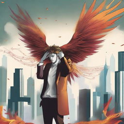 This is a high-quality digital art illustration for the book 'Harmonizing: The Highs And Lows'