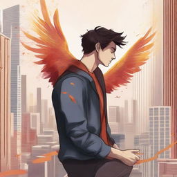 This is a high-quality digital art illustration for the book 'Harmonizing: The Highs And Lows'