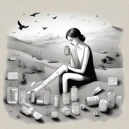 This is a high-quality digital art illustration for the book 'The Valley of the Dolls'