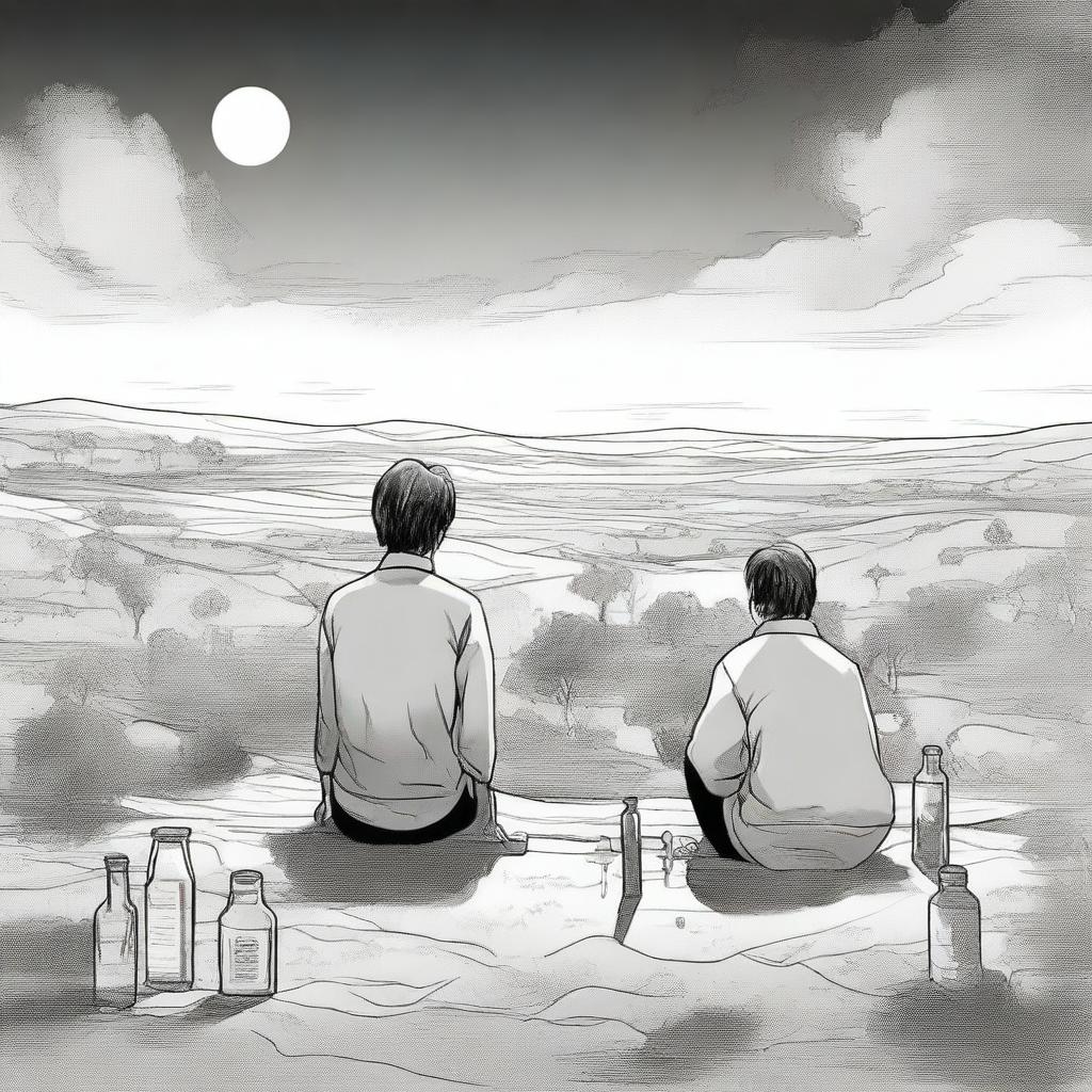 This high-quality digital art illustration depicts Chapter 2 of 'Harmonizing: The Highs And Lows'