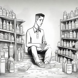 This high-quality digital art illustration depicts Chapter 2 of 'Harmonizing: The Highs And Lows'