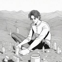 This high-quality digital art illustration depicts Chapter 2 of 'Harmonizing: The Highs And Lows'