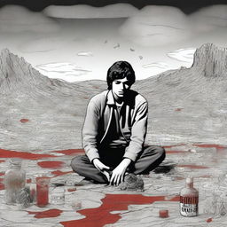 This digital art image serves as an illustration for Chapter 2 of 'Harmonizing: The Highs And Lows'