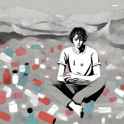 This digital art image serves as an illustration for Chapter 2 of 'Harmonizing: The Highs And Lows'