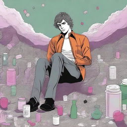 This high-quality digital art illustration is for Chapter 2 of 'Harmonizing: The Highs And Lows'