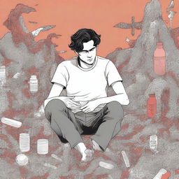 This high-quality digital art illustration is for Chapter 2 of 'Harmonizing: The Highs And Lows'