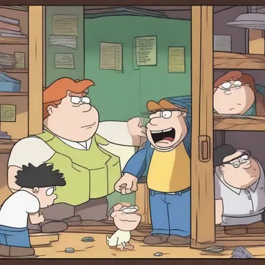 The characters in the show were intractably trapped inside the animated world, unable to escape.