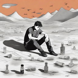 This high-quality digital art illustration is for Chapter 2 of 'Harmonizing: The Highs And Lows'
