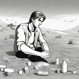 This high-quality digital art illustration is for Chapter 2 of 'Harmonizing: The Highs And Lows'