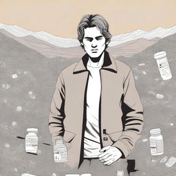 This high-quality digital art illustration is for Chapter 2 of 'Harmonizing: The Highs And Lows'