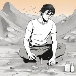 This high-quality digital art illustration is for Chapter 2 of 'Harmonizing: The Highs And Lows'
