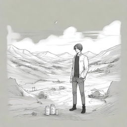 A high-quality digital art illustration for Chapter 2 of 'Harmonizing: The Highs And Lows'