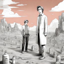 A high-quality digital art illustration for Chapter 2 of 'Harmonizing: The Highs And Lows'