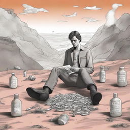 This is a high-quality digital art illustration for Chapter 2 of 'Harmonizing: The Highs And Lows'