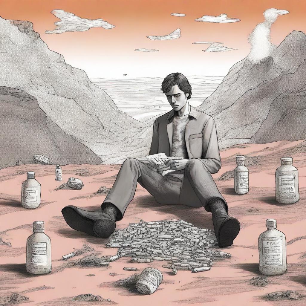 This is a high-quality digital art illustration for Chapter 2 of 'Harmonizing: The Highs And Lows'