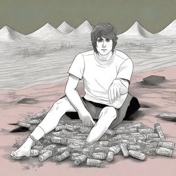 A high-quality digital art illustration of Chapter 2 of 'Harmonizing: The Highs And Lows'