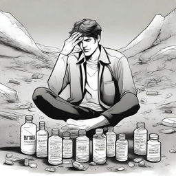 A high-quality digital art illustration of Chapter 2 of 'Harmonizing: The Highs And Lows'