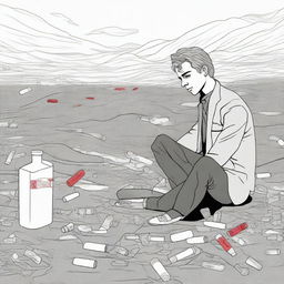 A high-quality digital art illustration of Chapter 2 of 'Harmonizing: The Highs And Lows'