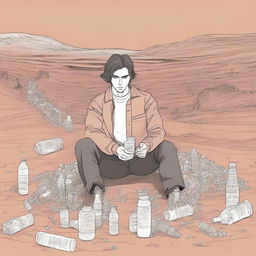 This is a high-quality digital art illustration for Chapter 2 of 'Harmonizing: The Highs And Lows', titled 'The Valley of the Dolls'