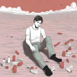 This is a high-quality digital art illustration for Chapter 2 of 'Harmonizing: The Highs And Lows', titled 'The Valley of the Dolls'