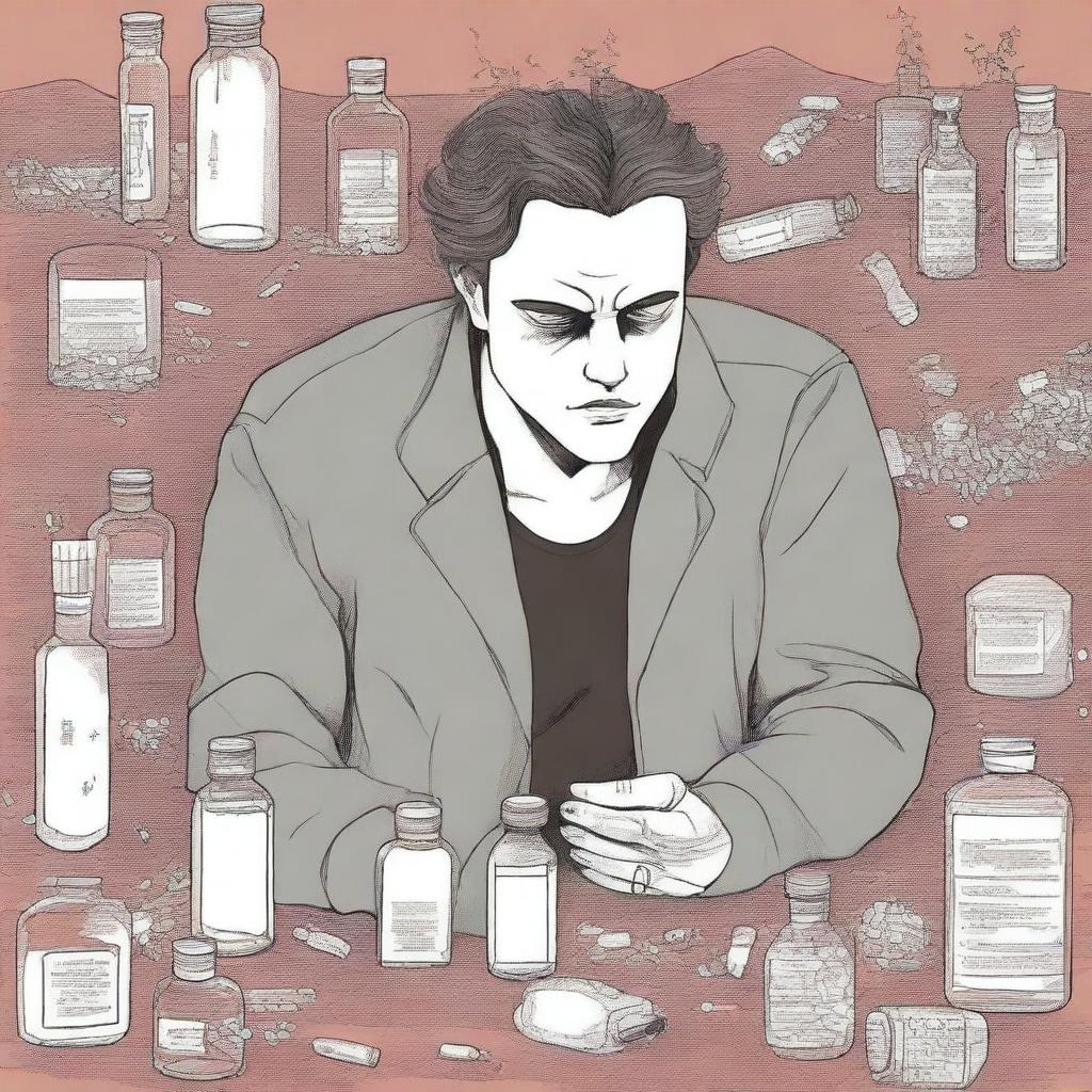 This is a high-quality digital art illustration for Chapter 2 of 'Harmonizing: The Highs And Lows', titled 'The Valley of the Dolls'