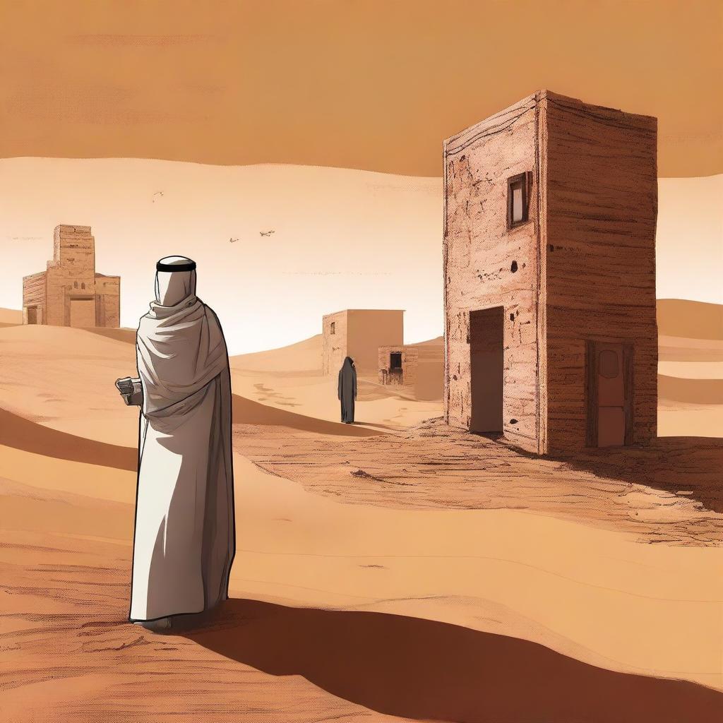 A contemporary digital art illustration for Chapter 1, 'The Sands of Destiny,' from the book 'Harmonizing: The Highs And Lows' is presented