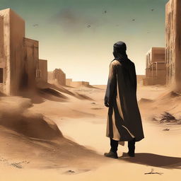 This high-quality digital art image illustrates Chapter 1, 'The Sands of Destiny,' from the book 'Harmonizing: The Highs And Lows'