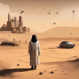 This high-quality digital art image illustrates Chapter 1, 'The Sands of Destiny,' from the book 'Harmonizing: The Highs And Lows'