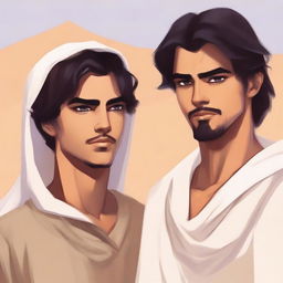This high-quality digital art image illustrates Chapter 1, 'The Sands of Destiny,' from 'Harmonizing: The Highs And Lows'