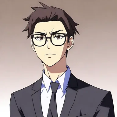 In the latest episode of the anime, the protagonist's character is seen wearing sleek and stylish specs.