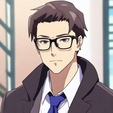 In the latest episode of the anime, the protagonist's character is seen wearing sleek and stylish specs.