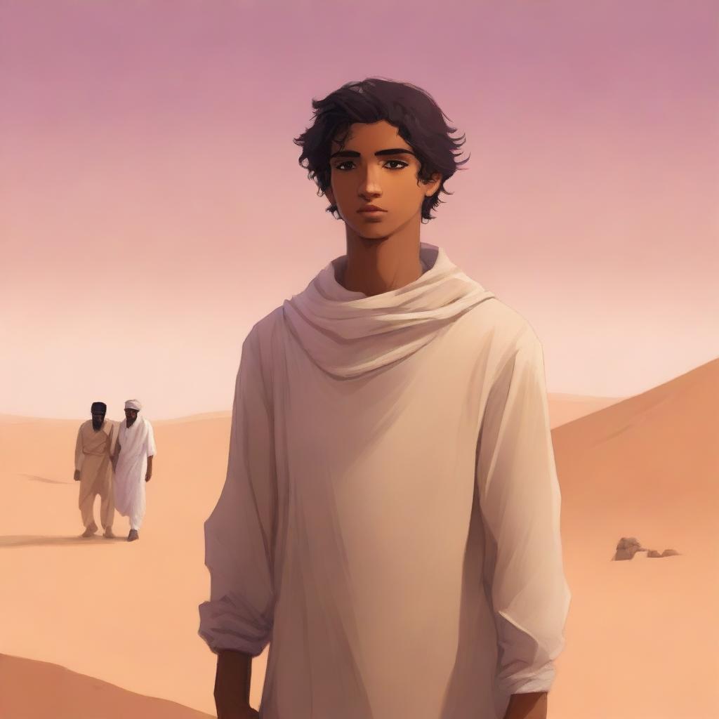This high-quality digital art illustration represents Chapter 1, 'The Sands of Destiny'