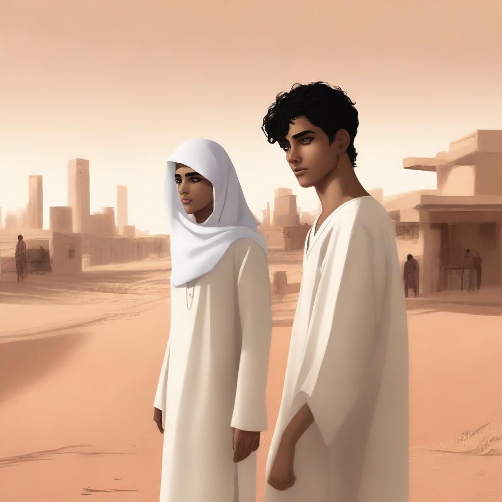 This high-quality digital art image illustrates Chapter 1, 'The Sands of Destiny'